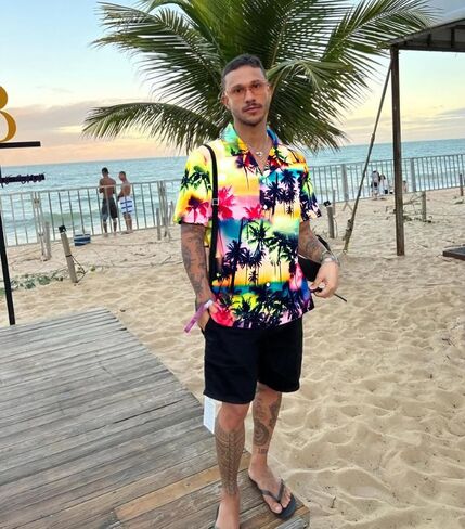UNIQUEONE Men's Hawaiian Short Sleeve Button Down Tropical Floral Beach Vacation Shirt in Saudi Arabia