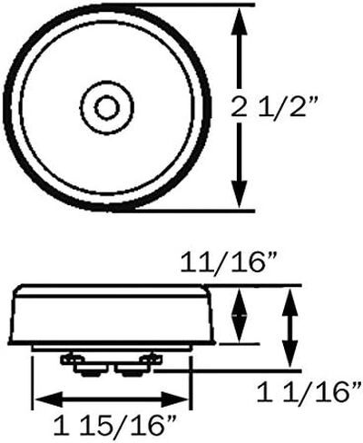 Optronics (MCL59RBP) علامة LED/ضوء الخلوص in Saudi Arabia