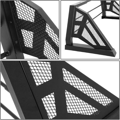 DNA Motoring TCRB-001 Aluminum Truck Bed Roll Bar + Roof Cargo Rack Assembly Compatible with 07-18 Tundra Styleside Model , Black in Saudi Arabia