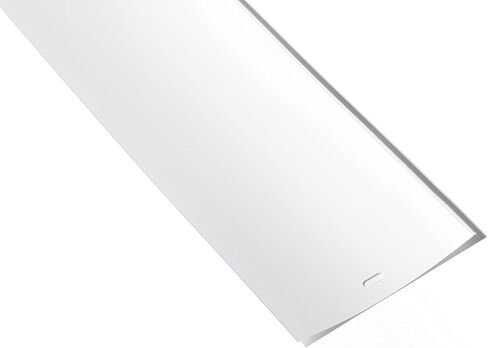 White Vertical Blinds Replacement Slats, for Doors and Windows. Easy Install Standard Replacement, 82.5" Long x 3.50" Wide (10) in Saudi Arabia