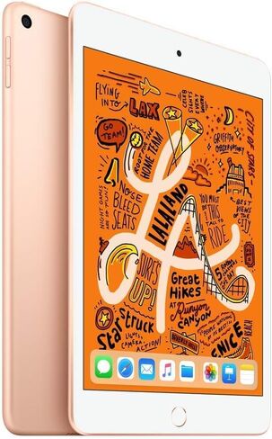 Apple iPad Mini 5-64GB - WiFi + Cellular - Gold (Renewed Premium) in Saudi Arabia
