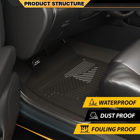 G-Plus TPE Floor Mats Liner ، متوافقة مع Honda Accord Sedan Model in Kuwait