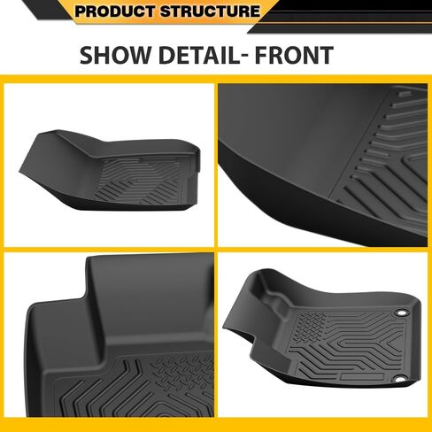 G-Plus TPE Floor Mats Liner ، متوافقة مع Honda Accord Sedan Model in Kuwait