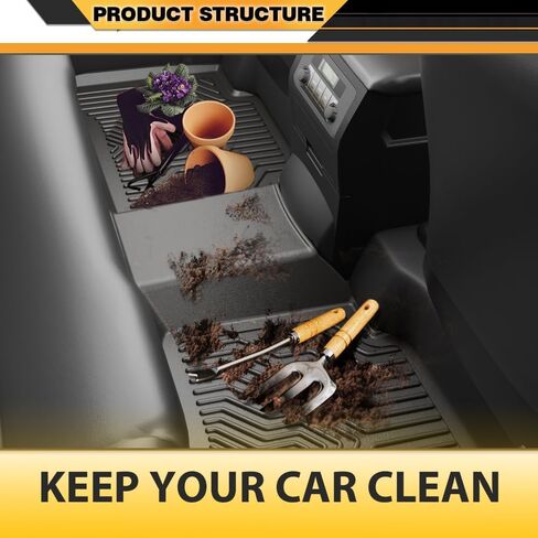 G-Plus TPE Floor Mats Liner ، متوافقة مع Honda Accord Sedan Model in Kuwait