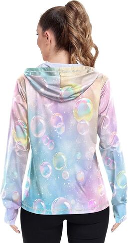 Women's Sun Protection Shirt Checked Print Cooling Long Sleeve in Saudi Arabia
