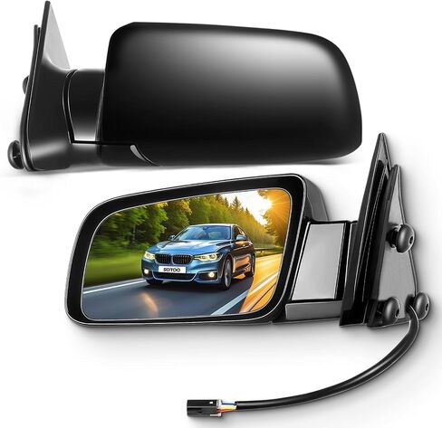 SCITOO Side View Mirrors fit For 1992 1993 1994 For Chevy Blazer 1988-1999 Pickup Truck 1992-1999 Suburban Power Control Manual Folding Exterior Mirrors GM1320122 GM1321122 in Saudi Arabia
