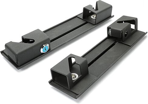 KUAFU Universal Black Hard Saddle bags Detachable Quick Release Mounting Brackets Compatible With Harley Davidson Dyna in Saudi Arabia