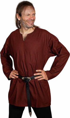 Mythrojan "Raider" Canvas Tunic 100 ٪ Cotton Meding Viking Knight SCA LARP in Kuwait