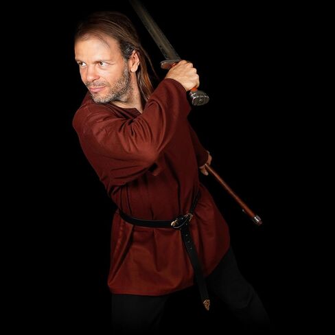 Mythrojan "Raider" Canvas Tunic 100 ٪ Cotton Meding Viking Knight SCA LARP in Kuwait