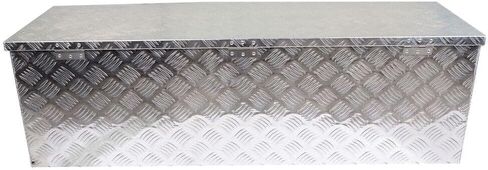 48" Aluminum Truck Pickup ATV Camper Tool Box Trailer Flatbed Rv Storage w/Lock Rear Silver 5 Bar Tread 15 in -Item Height 901-73598 in Saudi Arabia