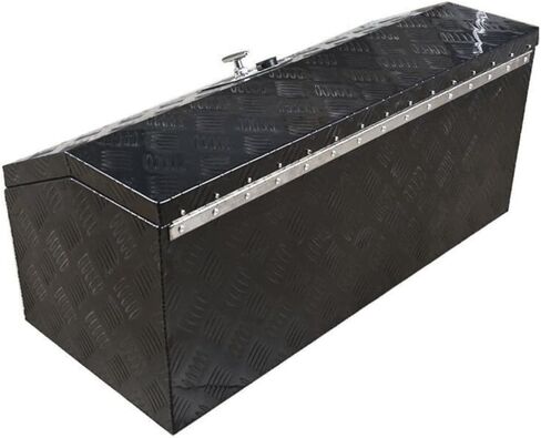 30 "x13" × 13 "شاحنة صندوق أدوات الألومنيوم الأسود لتخزين مقطورة RV مع قفل in Saudi Arabia