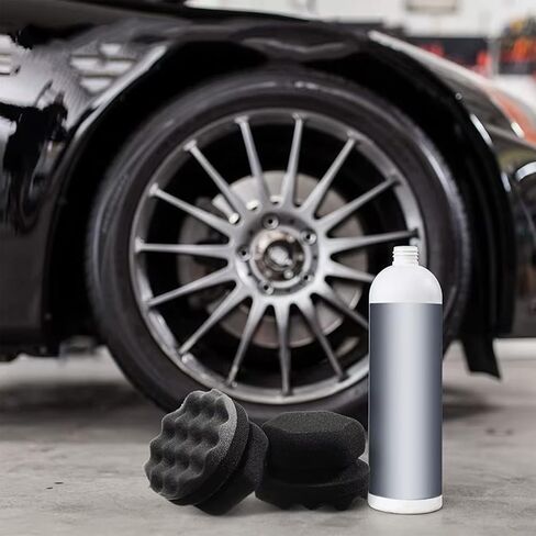 الإطارات Hex Grip Applicator ، 4 PCS Tyre Shine Brush Car تفصيلًا in Saudi Arabia