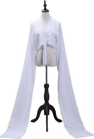 Chinese Dance Top Water Sleeves Shuixiu Dance Sleeves Adult Practice Perfomance Dress w/Split Opening in Saudi Arabia