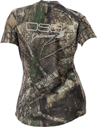 DOING SOMETHING GREAT DSG Outerwear Ultra Lightweight Short Sleeve Camo Shirt - UPF 50+ in Saudi Arabia