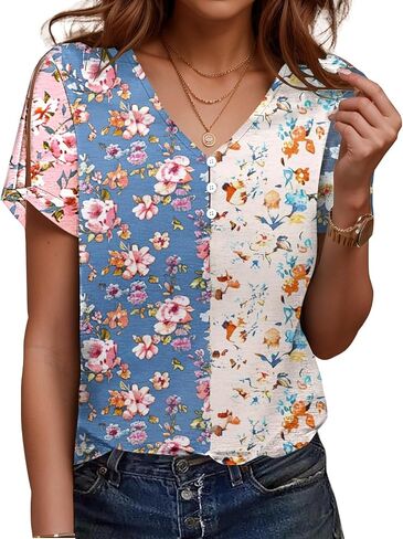 Etcyy New Womens Summer Tunic Tops 2025 قصيرة الأكمام القمصان الكتف الباردة الأنبوب بلوزات غير رسمية in Saudi Arabia