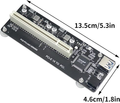 PCIe to PCI Adapter Card,PCI Express x1 to PCI Converter,PCI-e Extender Card for Desktop External Capture Card Sound Card Expansion in Kuwait