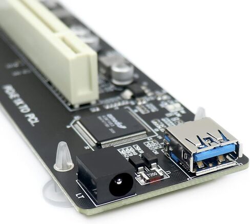 PCIe to PCI Adapter Card,PCI Express x1 to PCI Converter,PCI-e Extender Card for Desktop External Capture Card Sound Card Expansion in Kuwait