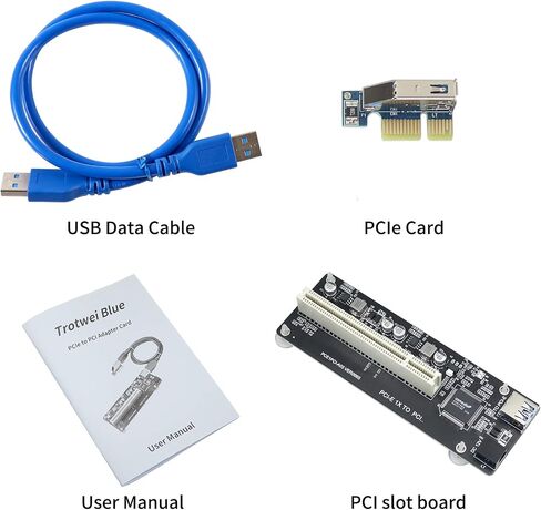 PCIe to PCI Adapter Card,PCI Express x1 to PCI Converter,PCI-e Extender Card for Desktop External Capture Card Sound Card Expansion in Kuwait