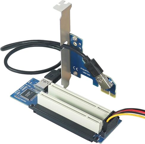 PCIe to PCI Adapter Card,PCI Express x1 to PCI Converter,PCI-e Extender Card for Desktop External Capture Card Sound Card Expansion in Kuwait