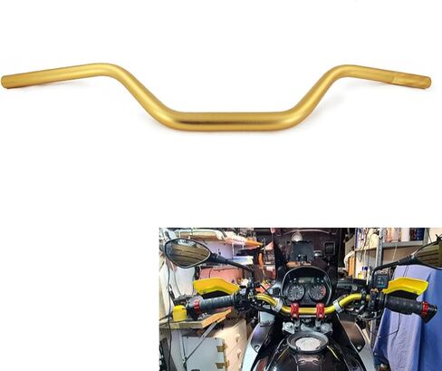 1 1/8" 28mm Motorcycle Handlebar Universal Mid-Rise Handle Bar For CRF YZF KXF KLX RMZ DRZ KX RM YZ SX EXC XC 65 85 125 250 300 350 450 Pit Dirt Bike Gold in Kuwait