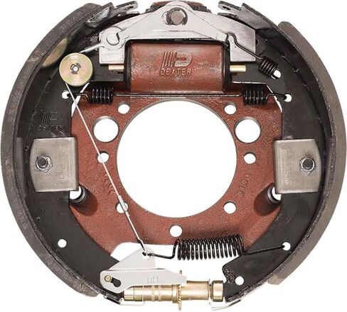 Dexter K23-407-00 AXLE Right Hand Complete 12-1/4X5 Hydraulic Duo-SERVO Forward SELF-Adjust Brake Assembly (15K) in Saudi Arabia