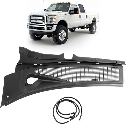 Grille لوحة القربون ممسحة الزجاج الأمامي متوافق مع 2007-2010 Ford F250 F350 Super Duty استبدال 7c3Z-25022A69-AA 7C3Z-25 in Saudi Arabia