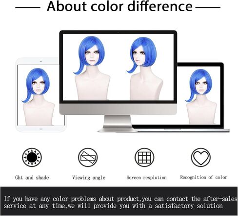 LABEAUTÉ Max Beauty Green Cosplay Wig with Bangs for Women Straight Mint Anime Cosplay Halloween Party Hair Wig + Free Cap in Kuwait