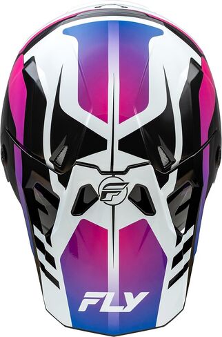 Fly Racing 73-0039L Formula Cp Krypton Helmet White/Black/Purple Lg in Saudi Arabia
