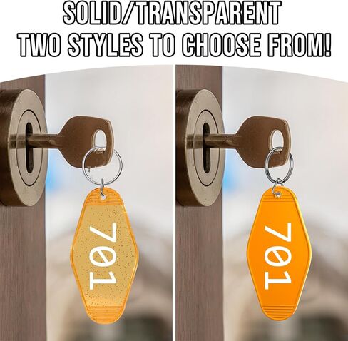 Custom Motel Hotel Keychains 30-1000PCS, Double-Sided Print Hotel Plastic Key Tags in Saudi Arabia
