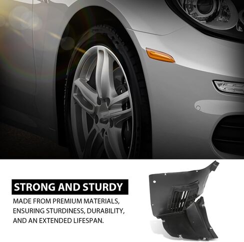 G-Plus Front Wheel Housing Fender Liner متوافق مع Porsche Panamera 2010-2016 97050412411 ، 97050412416 in Saudi Arabia