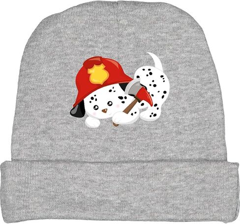 inktastic Fireman Dog, Firefighter, Dalmatian, Cute Dog, Puppy Baby Beanie Hat in Saudi Arabia