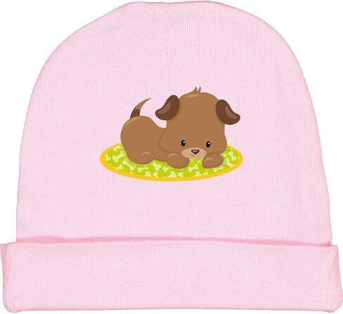 inktastic Cute Dog, Little, Brown Dog, Puppy, Pet Baby Beanie Hat in Saudi Arabia