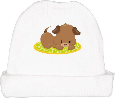 inktastic Cute Dog, Little, Brown Dog, Puppy, Pet Baby Beanie Hat in Saudi Arabia