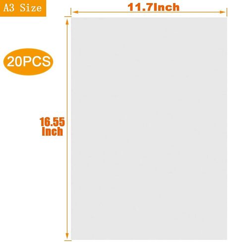 20 Pack 11.7"x16.5" Black Foam Board, 1/5"(5MM) Thick, A3 Size, Foam Core Backing Board Poster Foam Board Sheets for Presentations, School, Office & Art Projects in Saudi Arabia