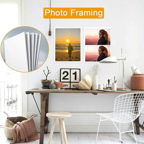 20 Pack 11.7"x16.5" Black Foam Board, 1/5"(5MM) Thick, A3 Size, Foam Core Backing Board Poster Foam Board Sheets for Presentations, School, Office & Art Projects in Saudi Arabia