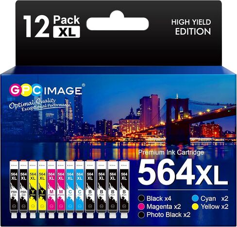 GPC Image Remanufactured Ink Cartridge Replacement for Canon PG-210XL 210XL CL-211XL 211XL compatible with PIXMA MP240 MP230 MP480 IP2702 IP2700 MP495 MX420 MX330 MX340 Printer Tray (Black, Tri-Color) in Saudi Arabia