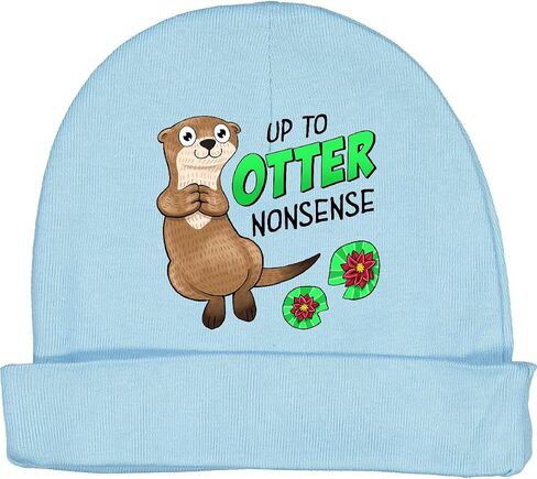 inktastic Up to Otter Nonsense- Cute and Funny Otter Baby Beanie Hat in Saudi Arabia