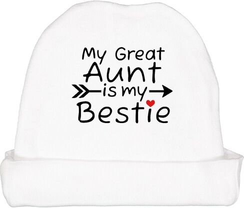 inktastic My Great Aunt is My Bestie Baby Beanie Hat in Saudi Arabia