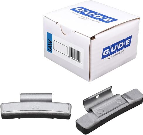 GUDE Tire Wheel Balancing Weights IAW Type Coated Steel Clip On 25 pc (10g-60g) (20g - Qty: 25) in Saudi Arabia