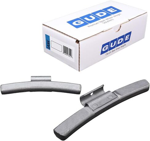 GUDE Tire Wheel Balancing Weights IAW Type Coated Steel Clip On 25 pc (10g-60g) (20g - Qty: 25) in Saudi Arabia