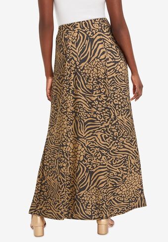 Jessica London Women's Plus Size Wrinkle Resistant Pull-On Elastic Knit Maxi Skirt in Saudi Arabia