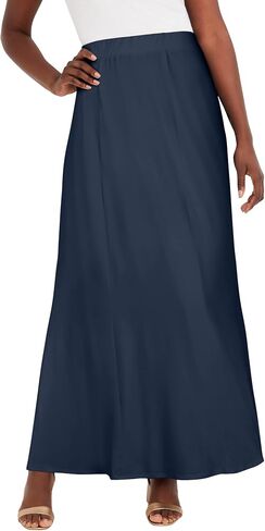 Jessica London Women's Plus Size Wrinkle Resistant Pull-On Elastic Knit Maxi Skirt in Saudi Arabia