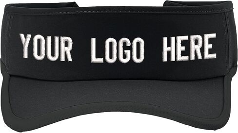 Custom Embroidered Visor Hat Personalized Stretch Cap Add Your Logo in Saudi Arabia