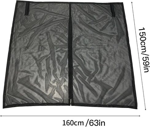Car Tailgate Net Breathable Mesh Net Camping Accessories Privacy Protection Magnetic Suction SUV MPV Truck Tailgate Net Tailgate Tent Outdoor Travel Essential (M) in Saudi Arabia