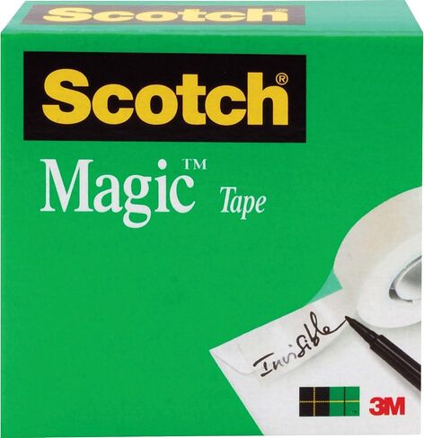 Scotch Magic Tape, Invisible, Home Office Supplies and Back to School Supplies for College and Classrooms, 1 Roll in Saudi Arabia