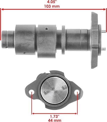 Caltric Front and Rear Camshaft Compatible with Kawasaki Brute Force 650 KVF650F 4x4I 2006 2007 2008 2009 2010 2011 in Saudi Arabia