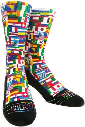 Rock 'Em Lifestyle Original America Series Graphic Socks - 10 in Saudi Arabia