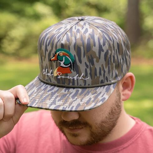 Wood Duck Head Osland Camo - Trucker Hat in Saudi Arabia