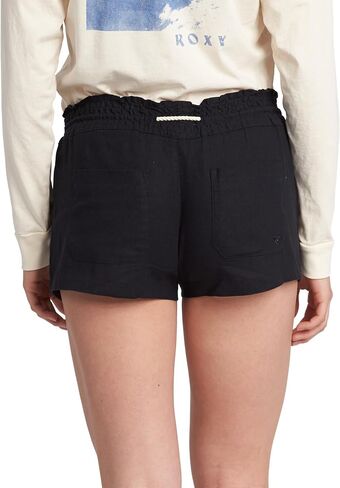 شورت الشاطئ Roxy Oceanside مصبوغ بخيوط Loden أخضر Cabana Stripe MD (الولايات المتحدة 7-9) in Saudi Arabia