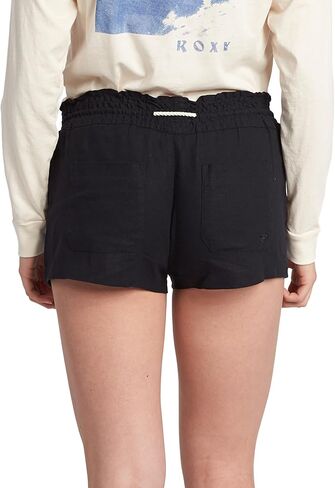 شورت الشاطئ Roxy Oceanside مصبوغ بخيوط Loden أخضر Cabana Stripe MD (الولايات المتحدة 7-9) in Saudi Arabia